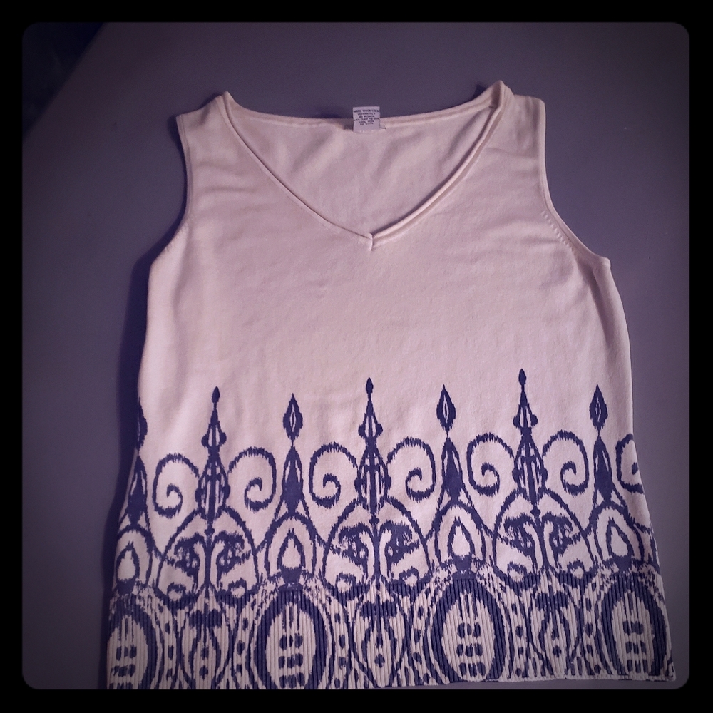 Evelyn soft tank top blouse size large